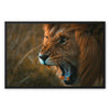 The Lion's Roar Framed Canvas