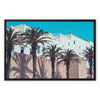 Moroccan Palms Framed Canvas