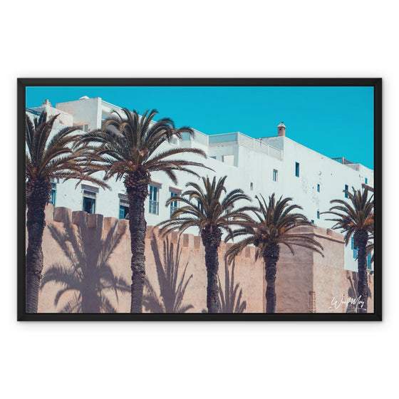 Moroccan Palms  Framed Canvas