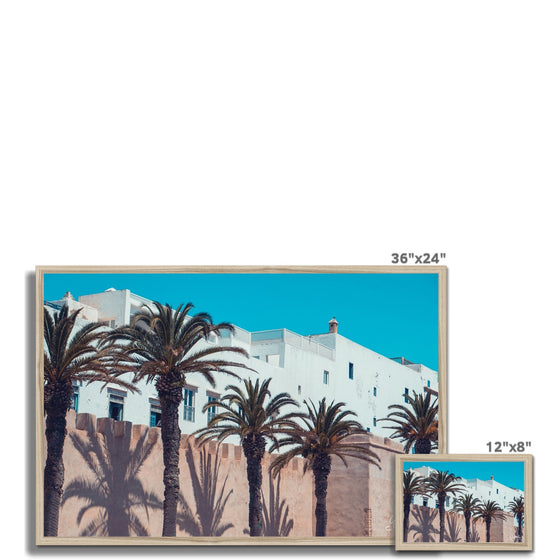 Moroccan Palms  Framed Print