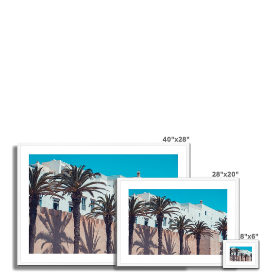 Moroccan Palms  Framed & Mounted Print