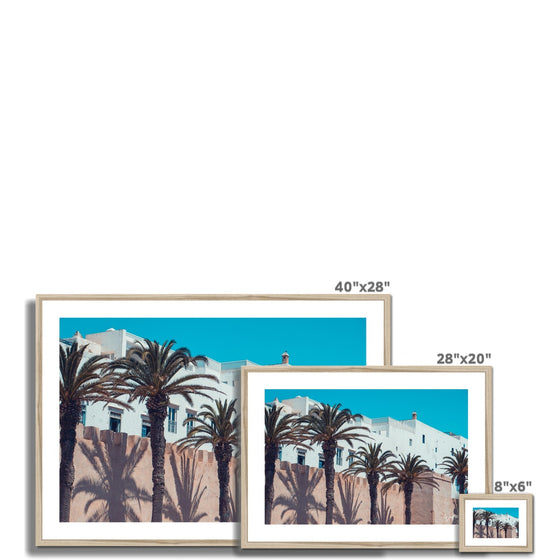 Moroccan Palms  Framed & Mounted Print