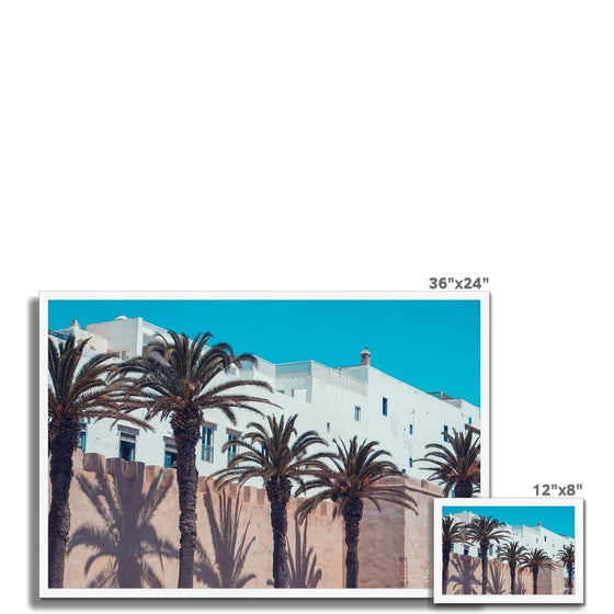 Moroccan Palms  Framed Print